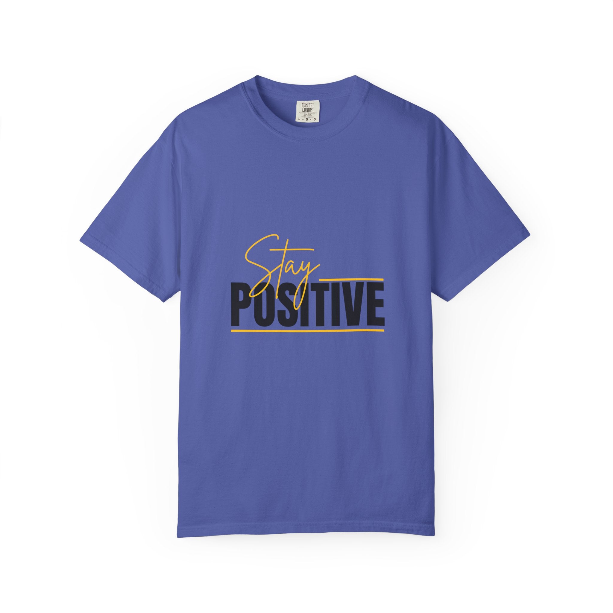 Stay Positive T-Shirt | Unisex Garment-Dyed Tee | Uplifting Apparel for Every Occasion | Positive Vibe Fashion, Gift for Friends, [...]