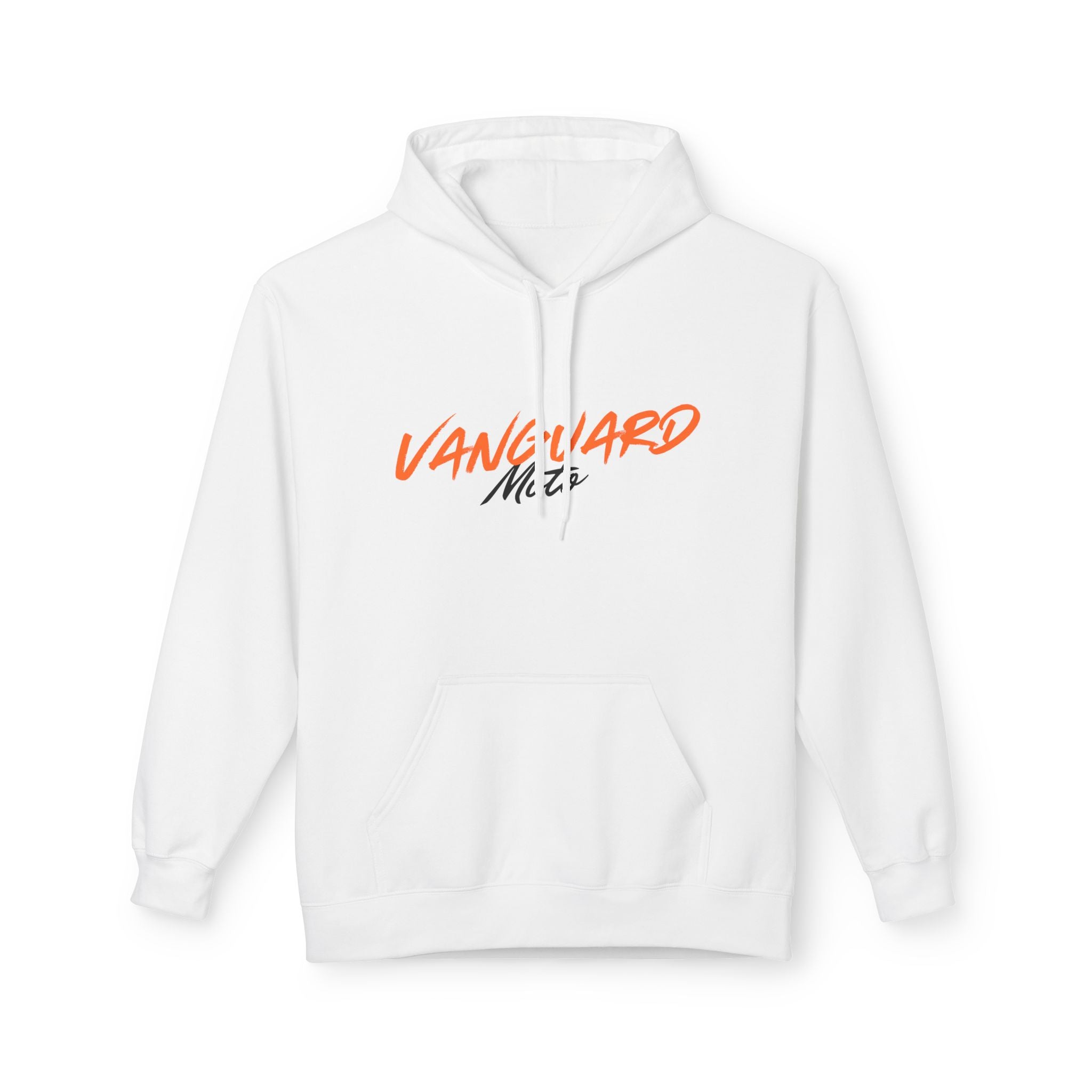 Vanguard Moto Logo Hoodie-Orange-Black