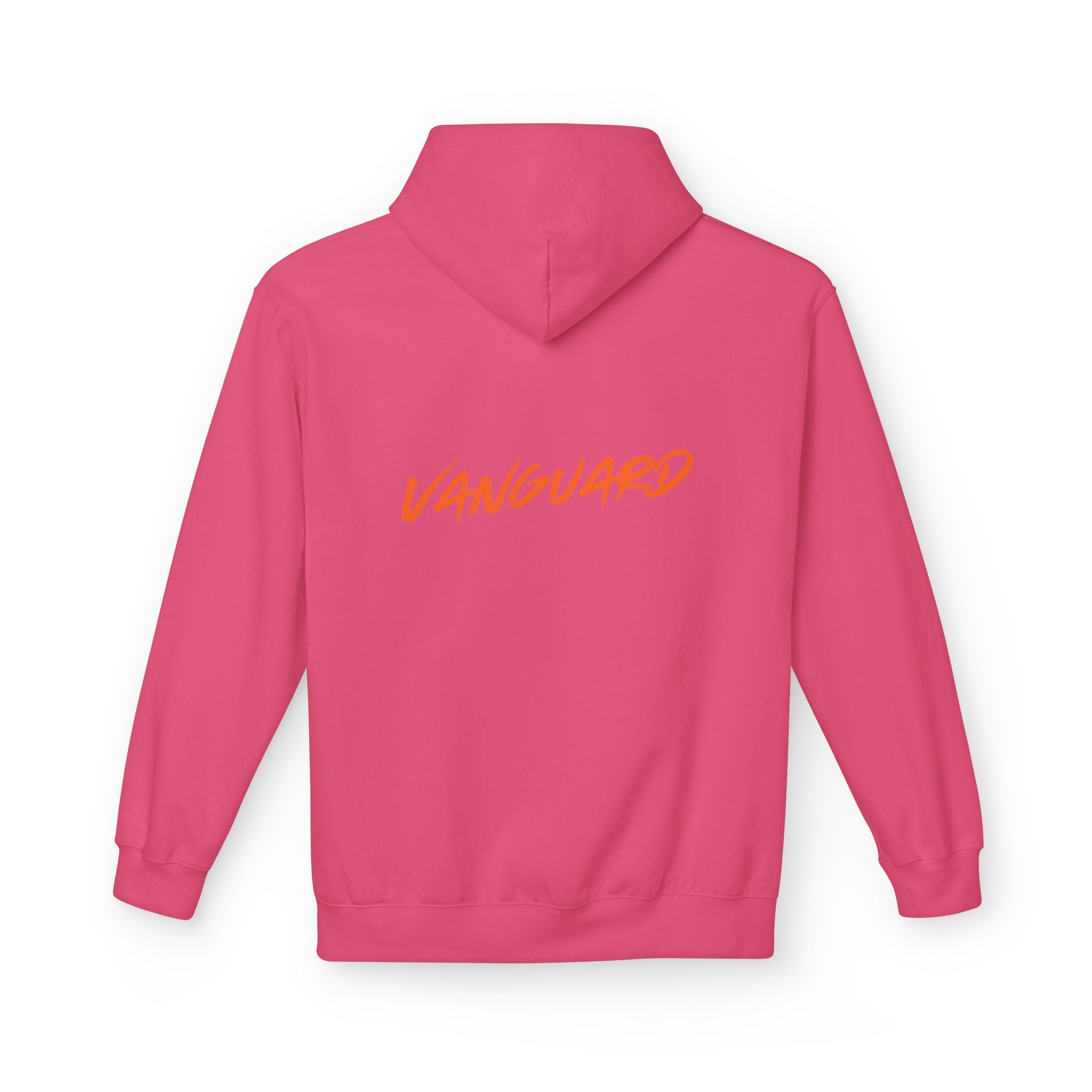 Vanguard Moto Logo Hoodie-Orange-Black