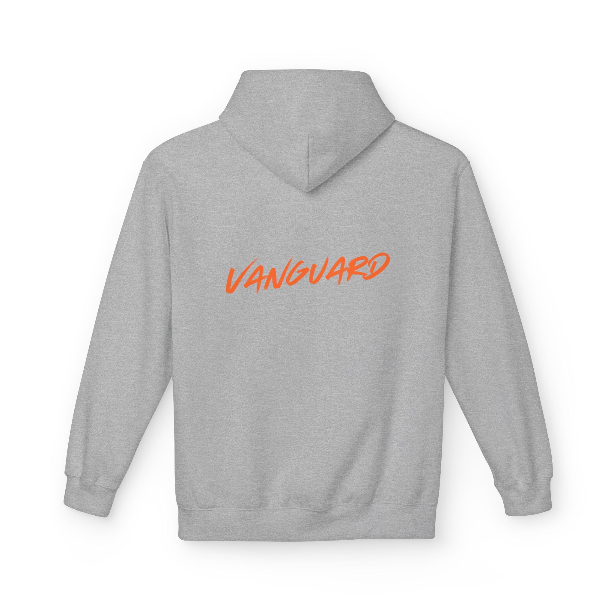 Vanguard Moto Logo Hoodie-Orange-Black
