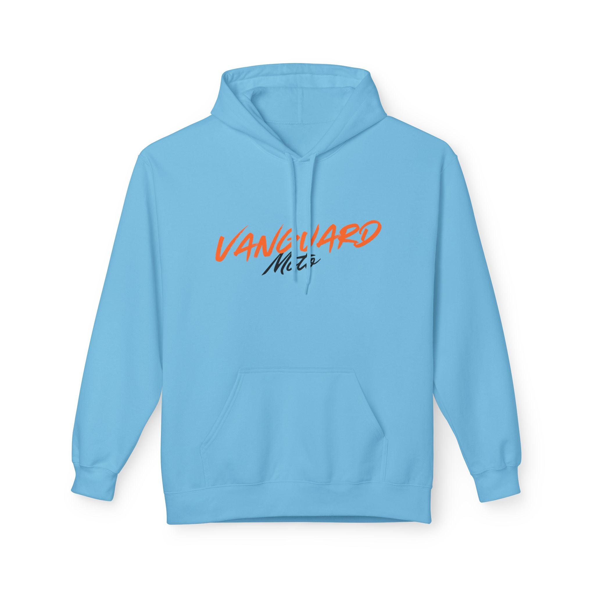 Vanguard Moto Logo Hoodie-Orange-Black