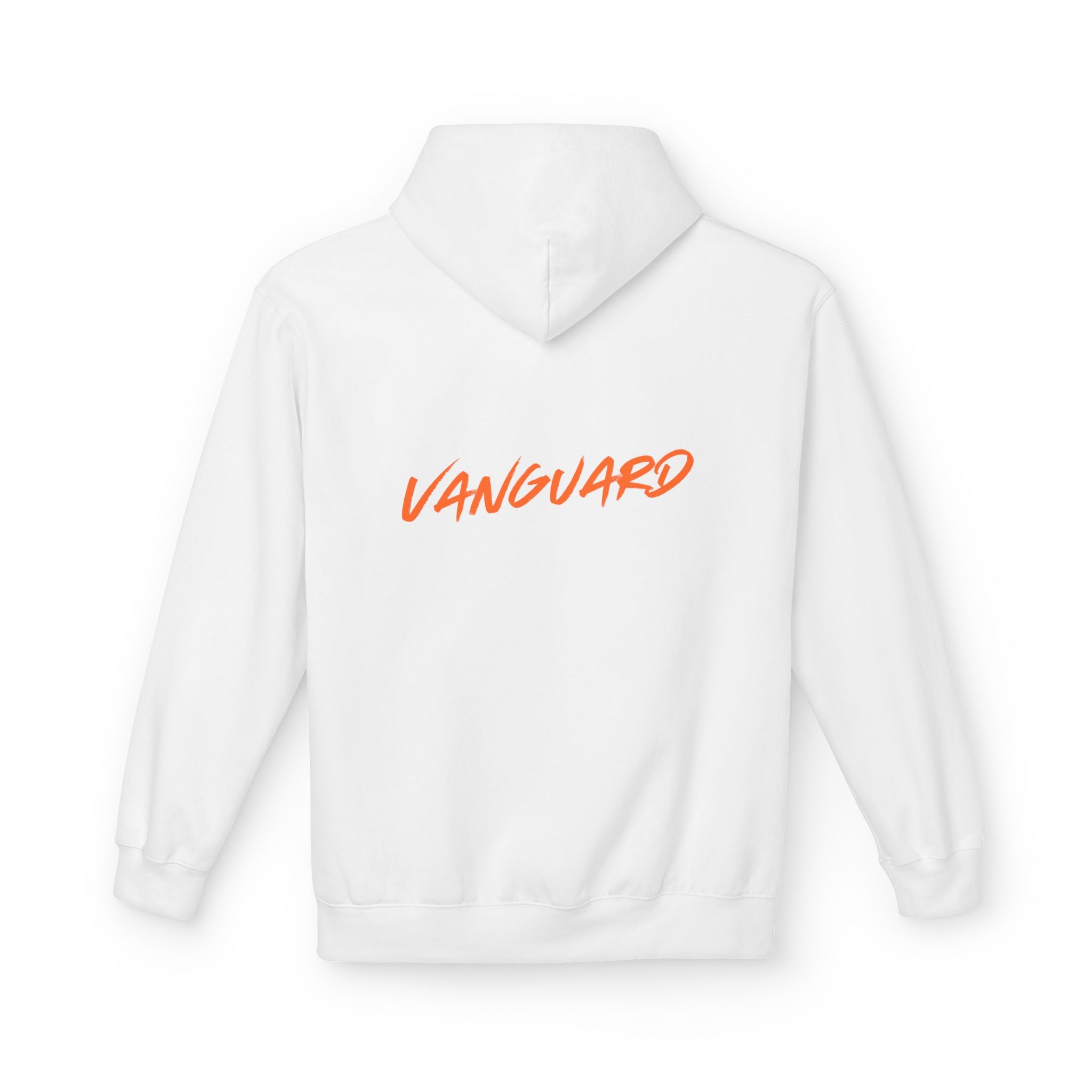 Vanguard Moto Logo Hoodie-Orange-Black