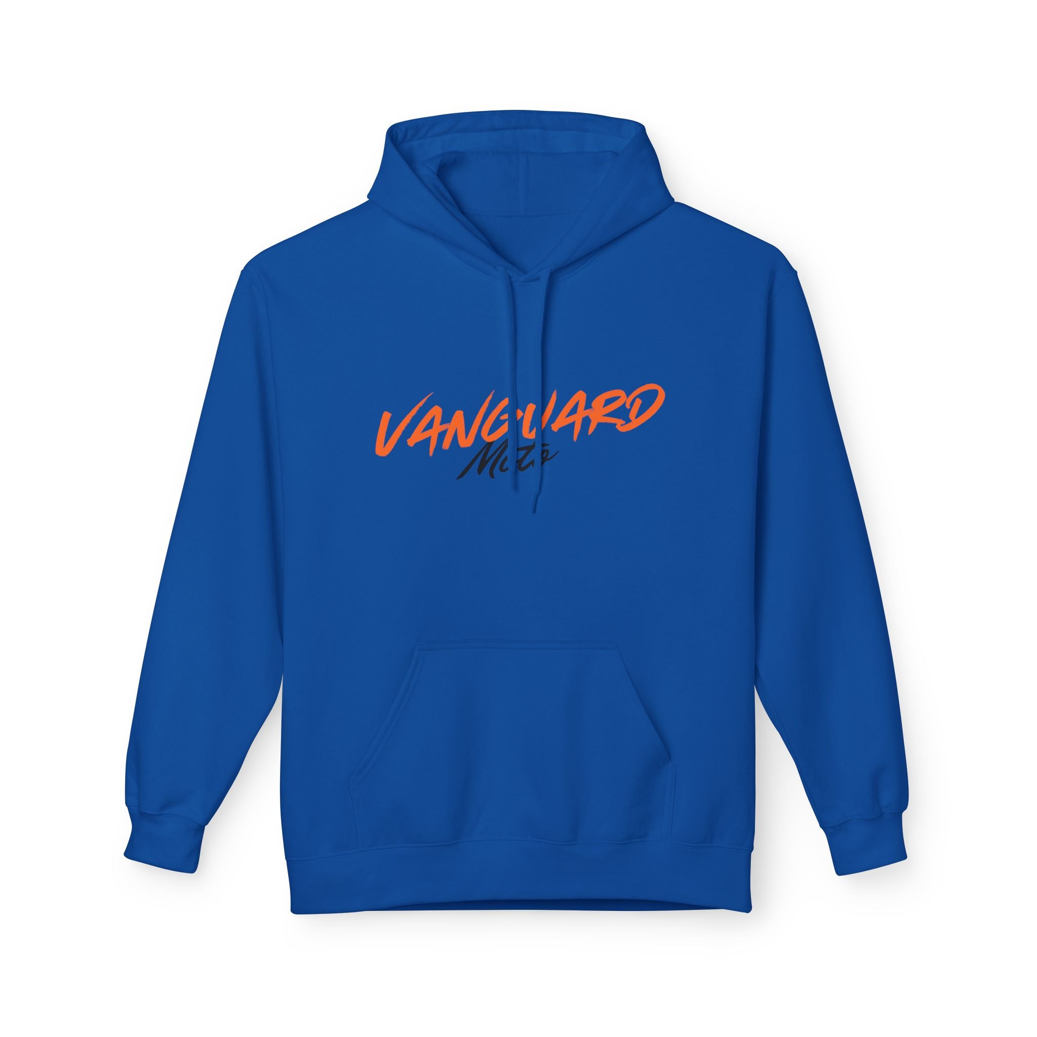 Vanguard Moto Logo Hoodie-Orange-Black