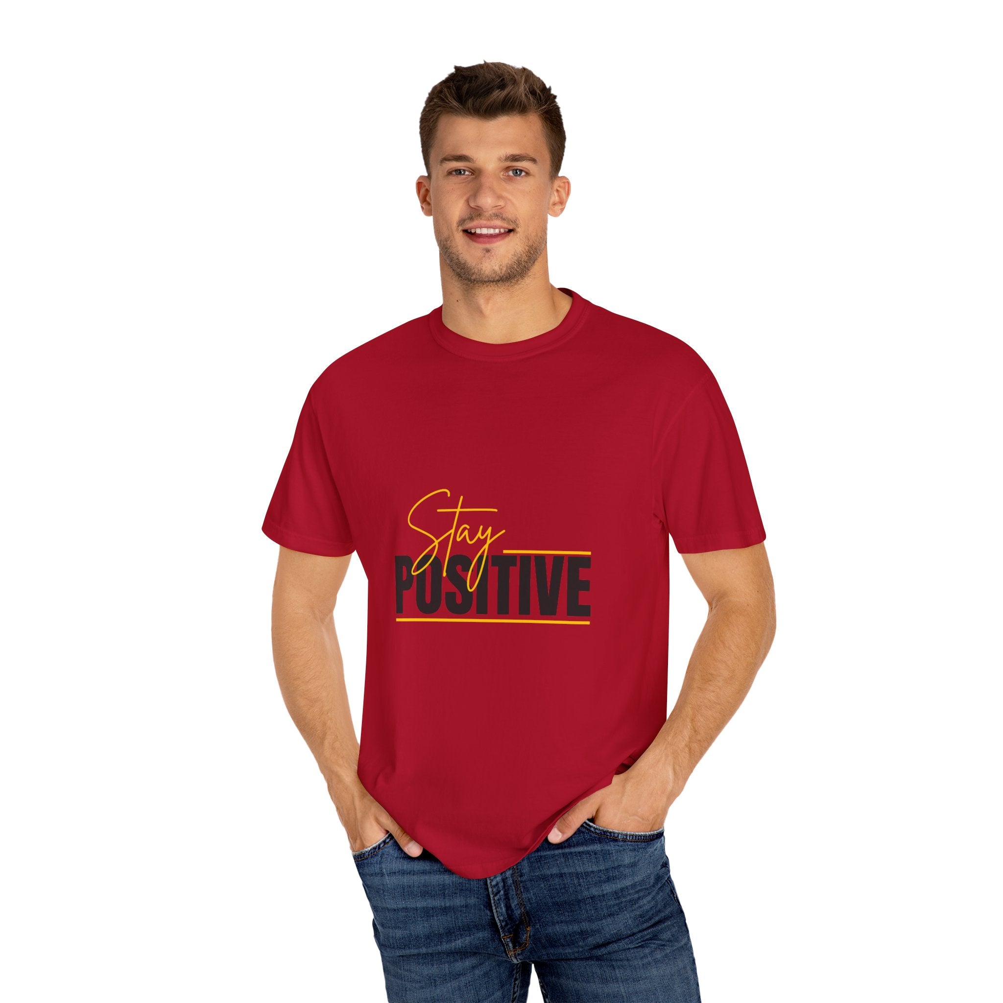 Stay Positive T-Shirt | Unisex Garment-Dyed Tee | Uplifting Apparel for Every Occasion | Positive Vibe Fashion, Gift for Friends, [...]