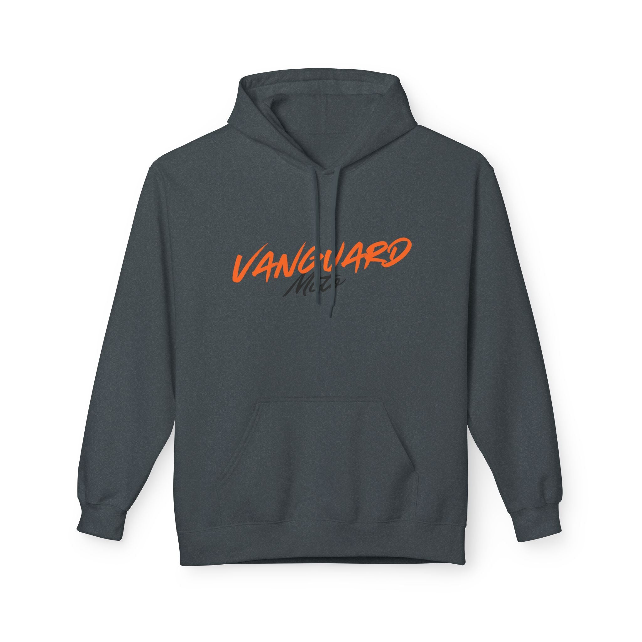 Vanguard Moto Logo Hoodie-Orange-Black
