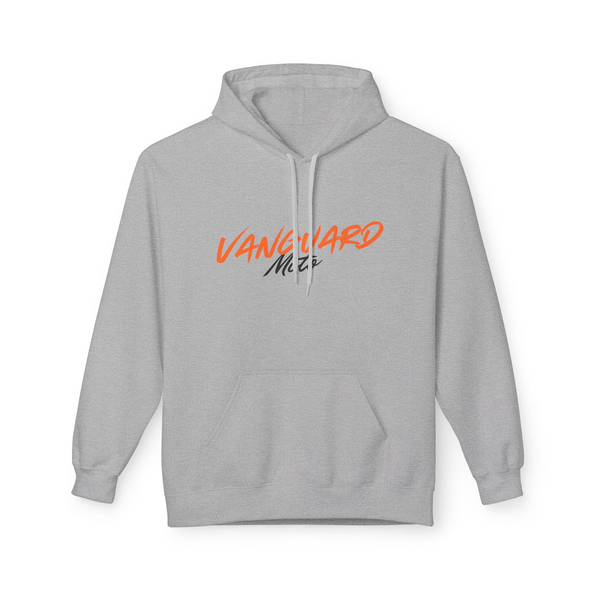 Vanguard Moto Logo Hoodie-Orange-Black