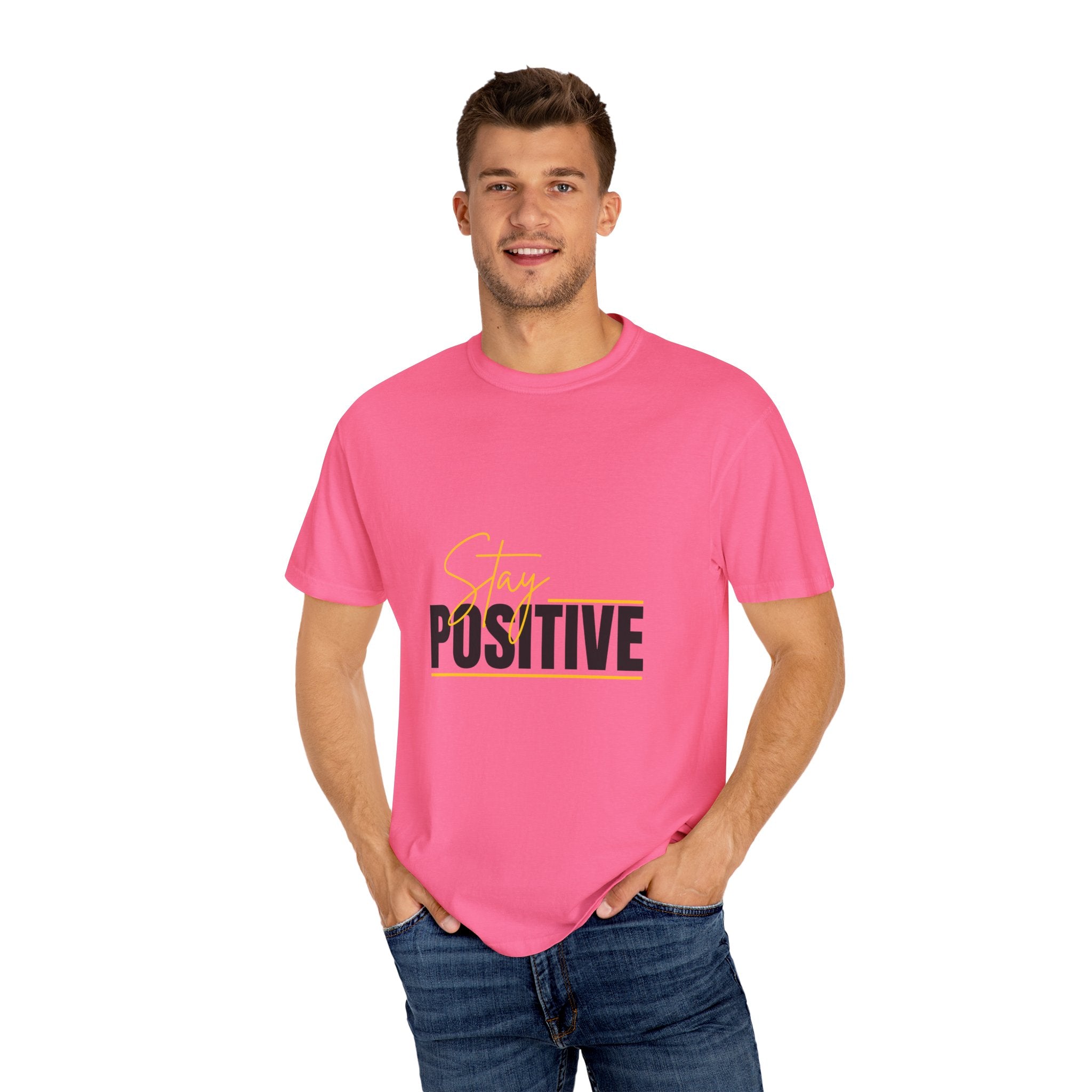 Stay Positive T-Shirt | Unisex Garment-Dyed Tee | Uplifting Apparel for Every Occasion | Positive Vibe Fashion, Gift for Friends, [...]