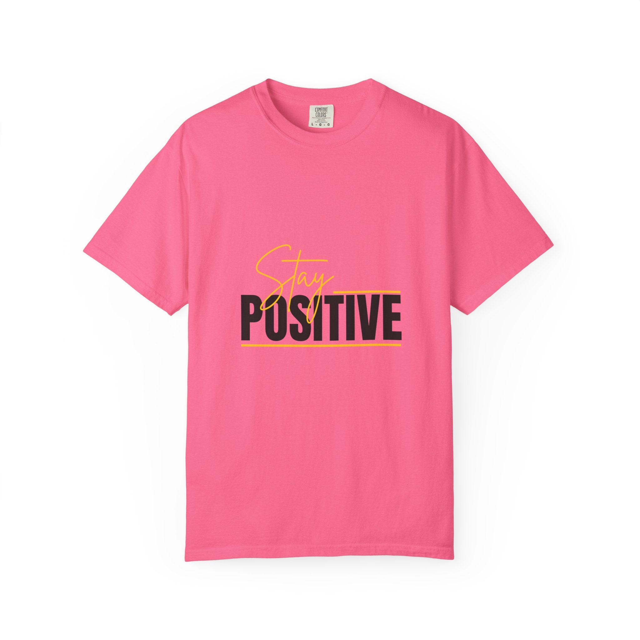 Stay Positive T-Shirt | Unisex Garment-Dyed Tee | Uplifting Apparel for Every Occasion | Positive Vibe Fashion, Gift for Friends, [...]