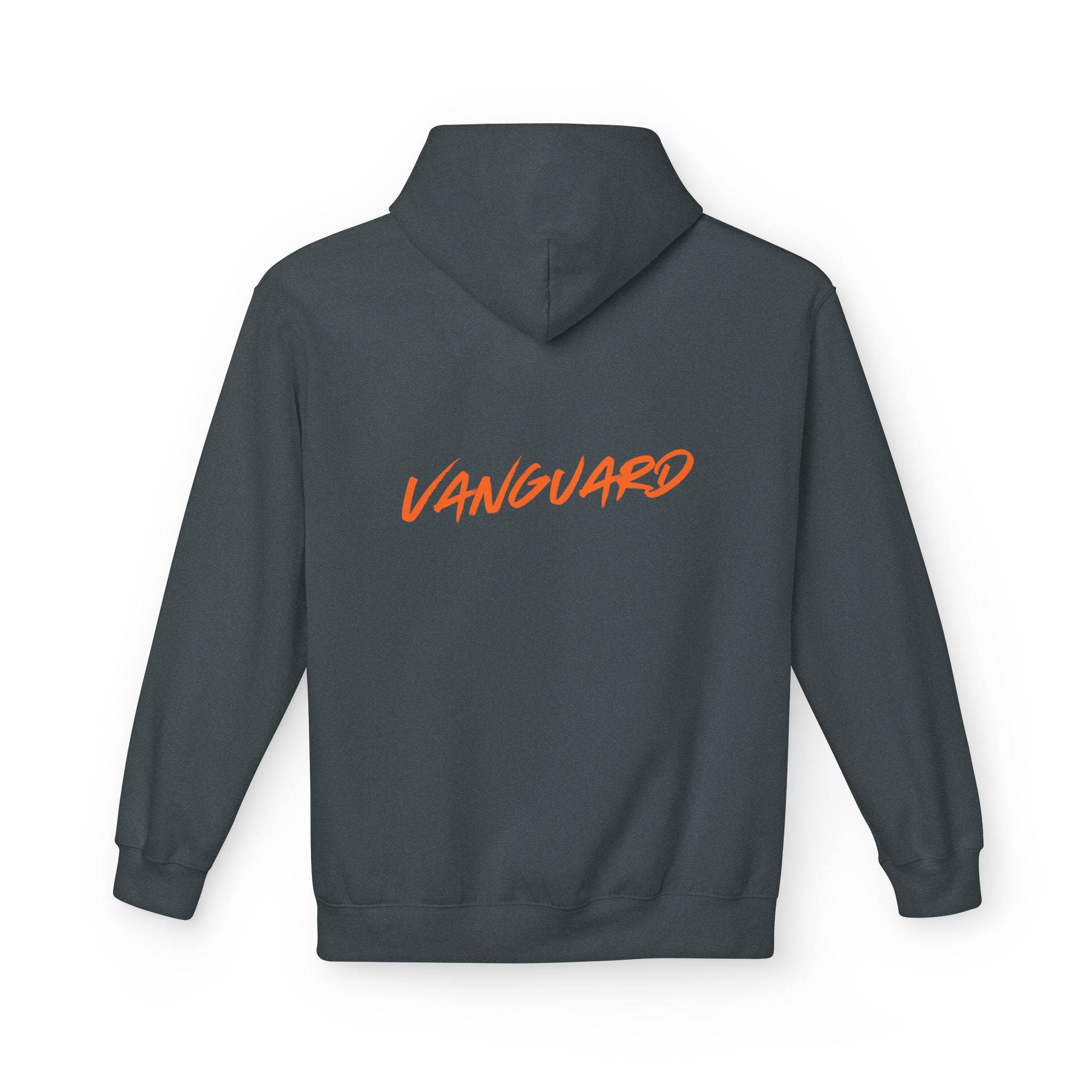 Vanguard Moto Logo Hoodie-Orange-Black